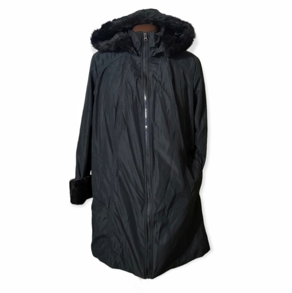 New Woman Within Black Warm Jacket Woman Size 16W - Picture 1 of 8